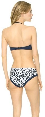 Zero Maria Cornejo Pebble Print Sim Bikini Top