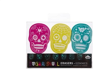 ASOS Sugar Skull Erasers - Multi