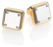 Marc by Marc Jacobs ID Plaque Square Stud Earrings