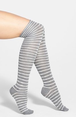 Capelli of New York Marled Stripe Over the Knee Socks (Juniors)