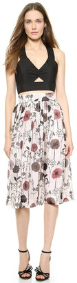 Jill Stuart Olivie Floral Skirt