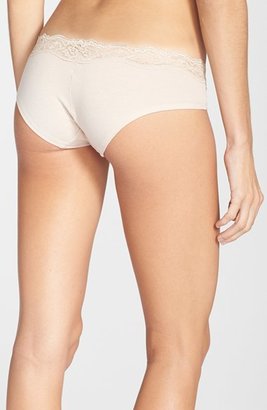 DKNY 'Downtown' Lace Trim Cotton Hipster Briefs