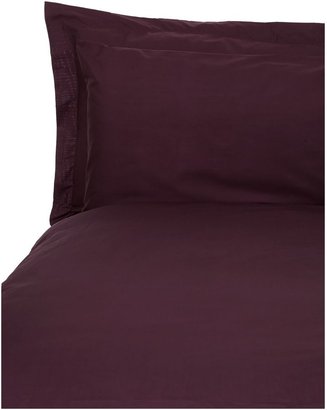 Linea 100% cotton super king duvet cover purple