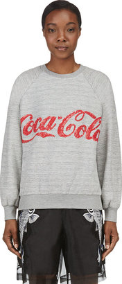 Ashish Grey Coca-Cola Edition Raglan Sweater