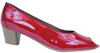 ara Jenny By  Ladies Peep Toe Court Shoe Cherry (Red)