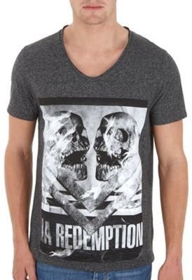 Burton Grey skull printed t-shirt
