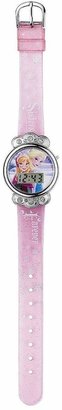 Disney Frozen Pink Glitter Strap Watch