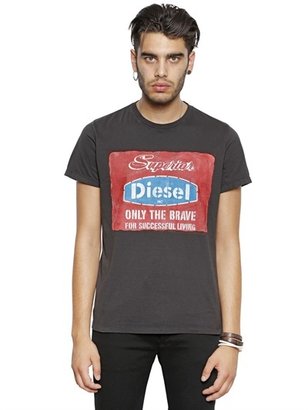 Diesel Hand-Painted Cotton T-Shirt