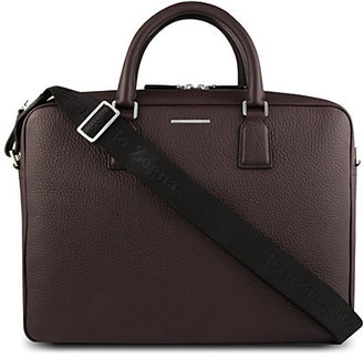 Zegna 2270 Zegna Hamptons grained leather briefcase