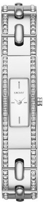 DKNY 'Beekman' Rectangle Crystal Bangle Watch, 6mm x 13mm