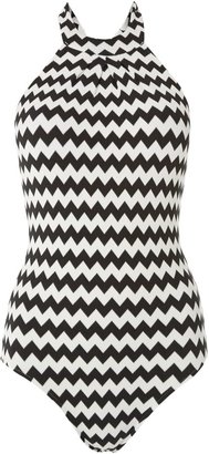 Seafolly Mod club high neck maillot swimsuit