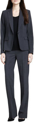 Theory Max 2 Suit Pants, Charcoal