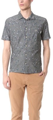Paul Smith Short Sleeve Classic Fit Dot Shirt