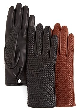 Agnelle Basketweave Gloves