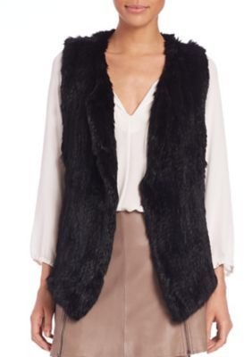 Joie Andoni Rabbit Fur Vest