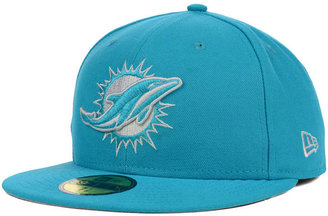 New Era Miami Dolphins Pop Gray Basic 59FIFTY Cap