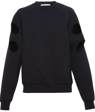Christopher Kane stretch technofabric sweatshirt