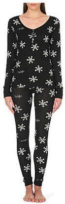Wildfox Couture Snowflake pyjama set