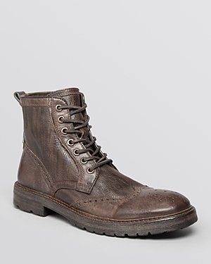 John Varvatos Collection Stanley Wingtip Boots