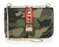 Valentino Camouflage Rocklock Shoulder Bag