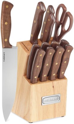Cuisinart Advantage Wooden Triple Rivet 14-Piece Cutlery Set