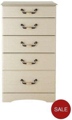 Consort Furniture Limited New Avanti Ready Assembled Graduated Chest Of 5 Drawers