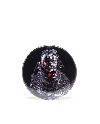 Givenchy Mirrored Masai Motif Pin-Badge