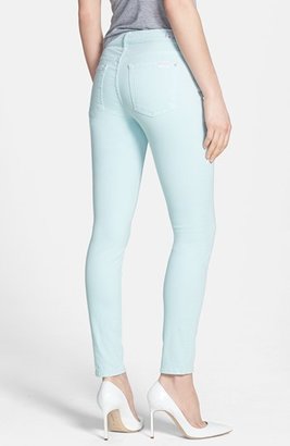 7 For All Mankind Skinny Ankle Jeans (Mint)