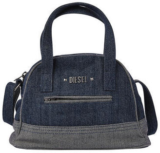 Diesel dark indigo denim handbag