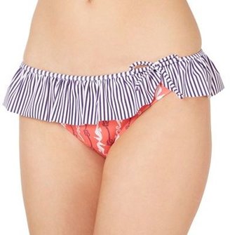 Ultimate Beach Peach seahorse frilled bikini bottoms