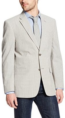 Tommy Hilfiger Men's Two-Button Side-Vent Seersucker Jacket