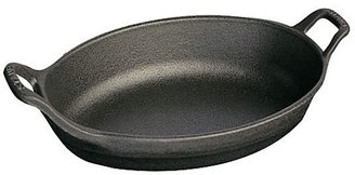 Staub Oval Roasting Dish - 8" x 5.5" -  .75Qt - Black Matte