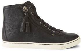 UGG Women's Blaney Leather HiTop Trainers - Black