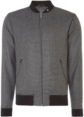 Peter Werth Men's Rodgers gingham bomber jacket