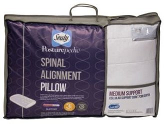 Sealy Posturepedic spinal alignment pillow with medium support (7cm)
