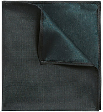 Ben Sherman Tailoring Plain Silk Pocket Square, Black