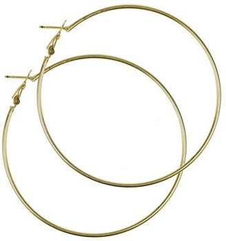 Lord & Taylor Gold Over Sterling Silver Hoop Earrings