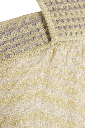 M Missoni Crochet-knit maxi dress