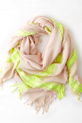 American Eagle Outfitters Blush Fringe Trim Scarf