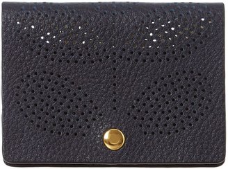 Orla Kiely Sixties stem punched navy card holder