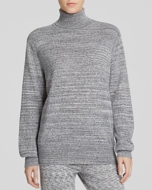 Theory Sweater - Pristelle Heathered Cashmere Turtleneck
