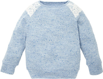 Mothercare Lace Trim Knitted Sweat Top