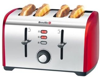 Breville red VTT391 four slice toaster