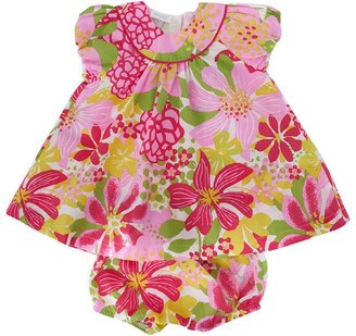 Absorba Multicolour Floral Dress and Bloomers