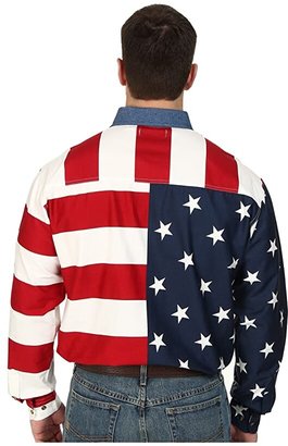 Roper Stars Stripes Pieced Flag Shirt L/S
