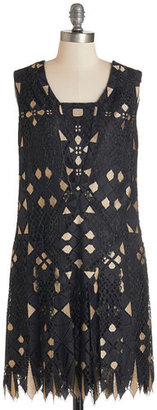Anna Sui Shape and Shimmer Dress