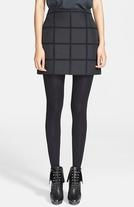 3.1 Phillip Lim Grid Miniskirt