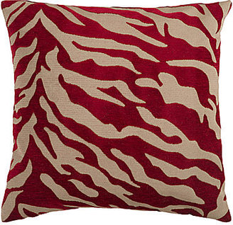 Surya Velvet Zebra Decorative Pillow
