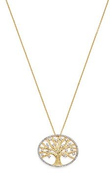 Bloomingdale's Diamond Tree of Life Pendant in 14K Yellow Gold, 0.40 ct. t.w. - 100% Exclusive