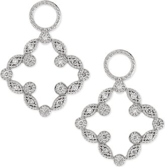 Jude Frances Open Marquise Pave Diamond Clover Earring Charms